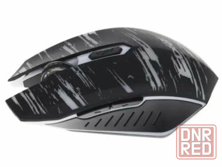 Игровая мышь Qumo Edge M17, беспроводная, аккумуляторная 600 Mah, кабель зарядки, 1000-2400 Dpi, 6 к Донецк - изображение 2