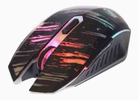 Игровая мышь Qumo Edge M17, беспроводная, аккумуляторная 600 Mah, кабель зарядки, 1000-2400 Dpi, 6 к Макеевка