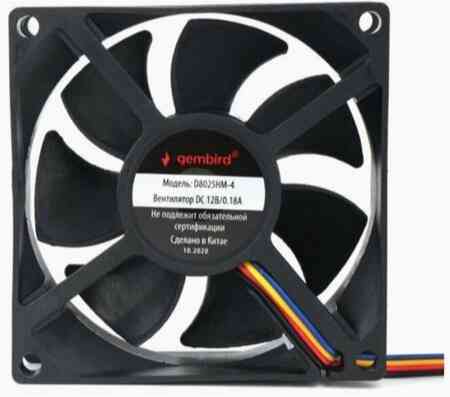 Вентилятор Gembird 80x80x25mm D8025hm-4 (арт-9798) Макеевка