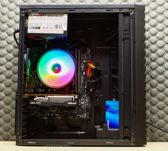 Игровой компьютер Byte-Furyon | Intel Core I3-10100f | 500w | Ssd 480гб | Ddr4 16гб | Intel Arc A310 Макеевка