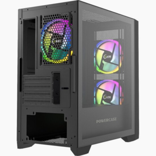 Корпус Powercase Alisio Micro Z3b Argb, черный (Camzb-A3) (арт-3693) Донецк