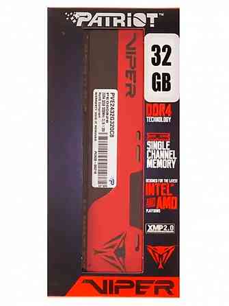 Оперативная память Patriot Memory Ddr4 32gb 3200mhz Viper Elite (Pve2432g320c8) (арт-6719) Макеевка