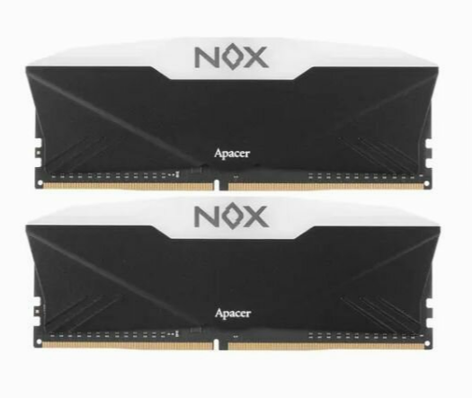 Модуль памяти Apacer Ddr4 3600 16gb Dimm Nox Rgb Black Gaming Memory Ah4u16g36c25ynbaa-2 Non-Ecc, Cl Макеевка