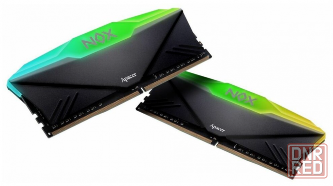 Модуль памяти Apacer Ddr4 3600 16gb Dimm Nox Rgb Black Gaming Memory Ah4u16g36c25ynbaa-2 Non-Ecc, Cl Макеевка - изображение 1