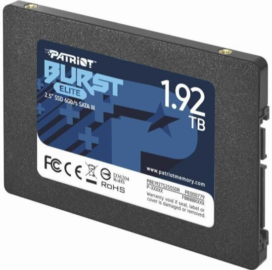 Ssd диск Patriot Memory Patriot 2.5" 1920гб Sata (Pbe192ts25ssdr) (арт-8596) Донецк