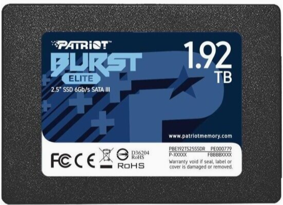 Ssd диск Patriot Memory Patriot 2.5" 1920гб Sata (Pbe192ts25ssdr) (арт-6710) Макеевка