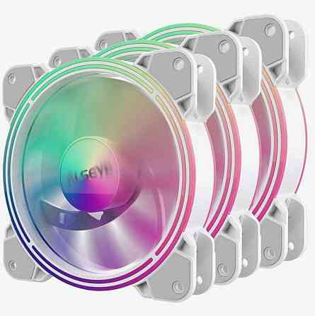 Вентилятор для корпуса Alseye Halo 4.0-W Kit (3 шт.) (арт-3029) Донецк