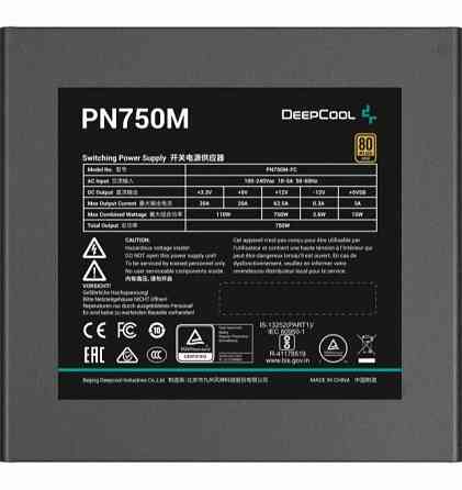 Блок питания Deepcool Pn750m V2 Gen.5 (R-Pn750m-Fc0b-Wgeu) (арт-8350) Донецк