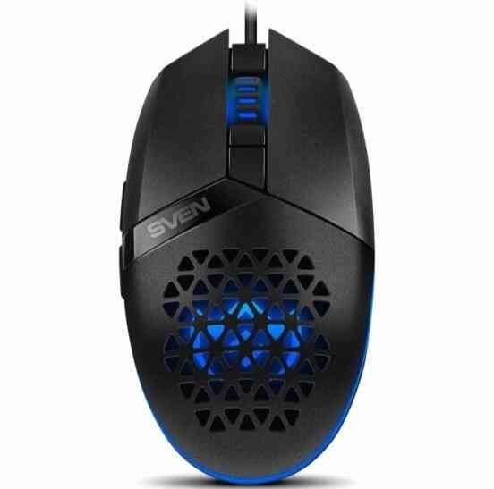 Игровая мышь Sven Rx-G735, 4000dpi, черный, Sv-021467, проводная (арт-7832) Макеевка