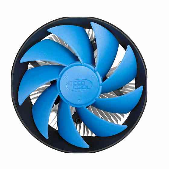 Deepcool Gamma Archer V2 Soc-Am5/Am4/1200/1700/1851 черный/синий 3-Pin Al+Cu 95w G-U-Archer-Arnnnn-G Макеевка