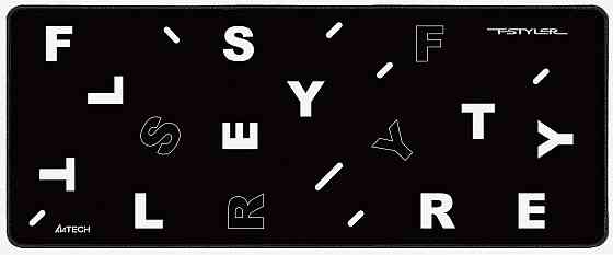 Коврик для мыши A4tech Fstyler Fp75 черный/белый 750x300x2мм (арт-9523) Макеевка