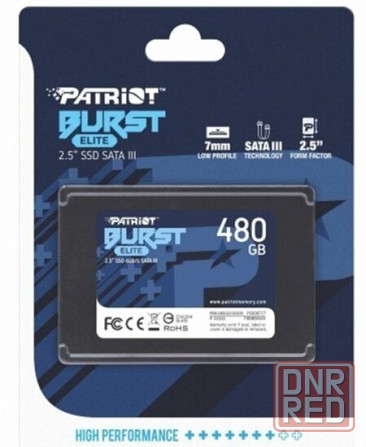Твердотельный накопитель Ssd 2.5" Patriot Memory 480гб Sata (Pbe480gs25ssdr) (арт-1905) Донецк - изображение 2