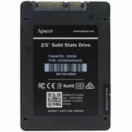 Твердотельный накопитель Ssd 2.5" Apacer 240gb As340 Ap240gas340g-1 (арт-2797) Макеевка
