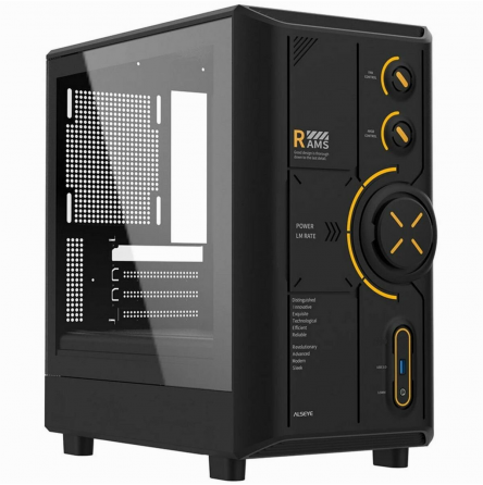 Корпус для пк Alseye Rams 2.0 240-B, черный As.07.0213 (арт-6713) Макеевка
