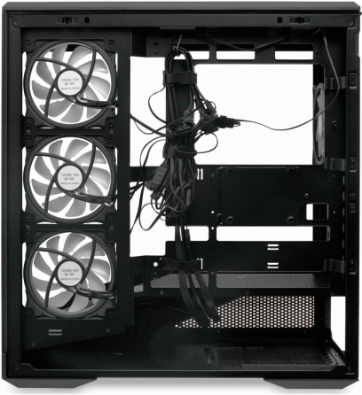 Корпус Hspd F711-Tgbk-Argb Black (арт-9421) Донецк