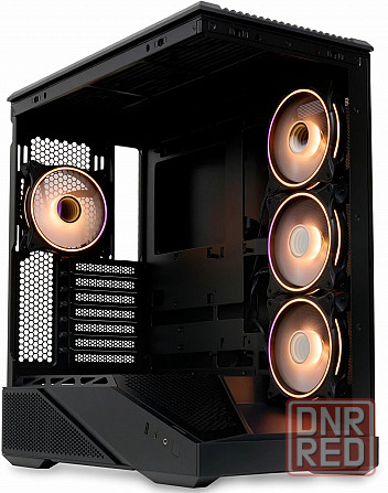 Корпус Hspd F711-Tgbk-Argb Black (арт-7923) Макеевка - изображение 3