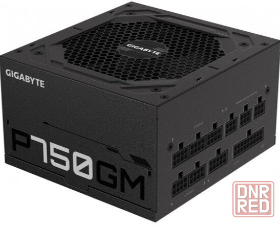 Блок питания Gigabyte Gp-P750gm 750w, 80+ Gold, черный (арт-8200) Макеевка - изображение 1