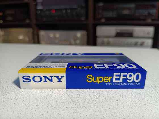 Запечатанная аудиокассета Sony -Super EF-90/Type I Донецк