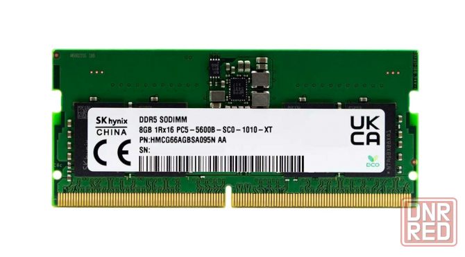 Оперативная память Sodimm 8gb Ddr5-5600 Sk Hynix Hmcg66agbsa095n (арт-6554) Донецк - изображение 1