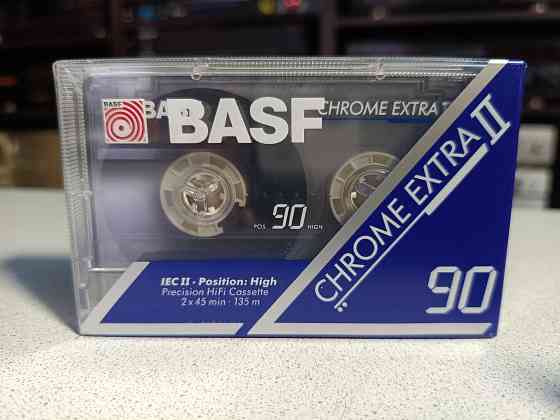 Запечатанная аудиокассета Basf -Chrome Extra II 90/Type-II Донецк