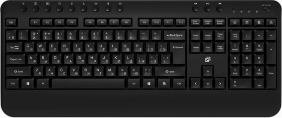 Клавиатура беспроводная Oklick K257w Black (2070286) (арт-2166) Макеевка