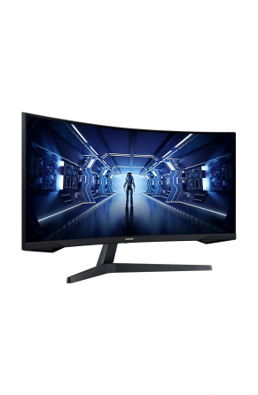 Игровой монитор 34" Samsung Odyssey G5 C34g55twwi, 3440х1440, 165 гц, Va, изогнутый, черный (Lc34g55 Донецк