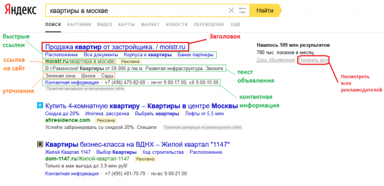 (Яндекс Директ), реклама контекстная, таргетированная в Яндексе Мариуполь