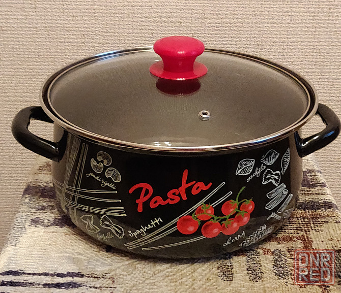 Кастрюля эмалированная 4 л новая Донецк - изображение 1