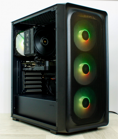 Игровой компьютер Byte-Quantumrush | Amd Ryzen 5 5600x (6ядер/12потоков) | 650w | Ssd M.2 Nvme 1тб | Донецк