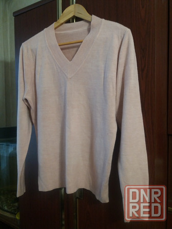 Продам свитер джемпер розовый р.52 Донецк - изображение 1