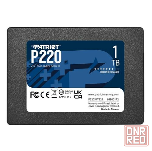 Ssd накопитель Patriot P220 P220s1tb25 1тб, 2.5 (арт-9257) Макеевка - изображение 2