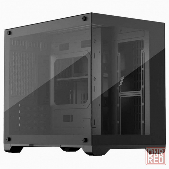 1stplayer корпус Megaview Mv6 - T Black Matx Mv6 - Tp - Bk (арт-8890) Донецк - изображение 1