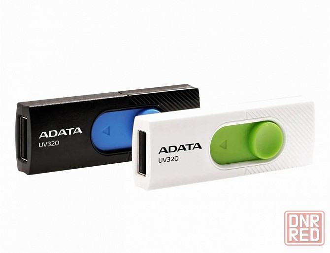 Флэш-накопитель A-Data Uv320 32гб, Usb3.2, черный/синий(Auv320-32g-Rbkbl) (арт-6569) Донецк - изображение 3