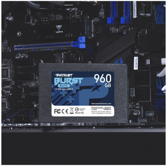 Ssd Patriot Sata Iii 960gb Pbe960gs25ssdr Burst Elite 2.5" (арт-5992) Макеевка