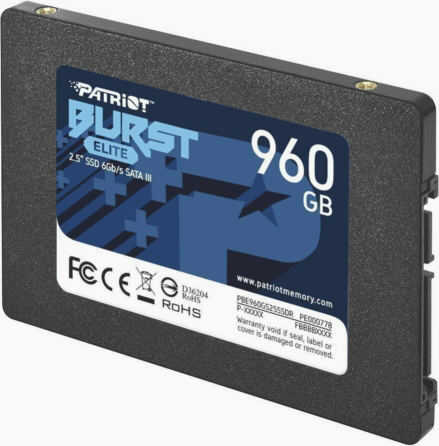 Ssd Patriot Sata Iii 960gb Pbe960gs25ssdr Burst Elite 2.5" (арт-5992) Макеевка