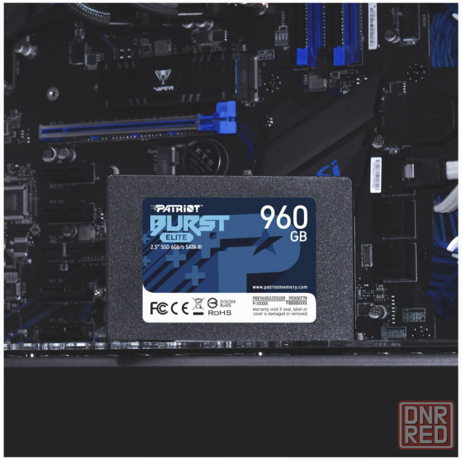 Ssd Patriot Sata Iii 960gb Pbe960gs25ssdr Burst Elite 2.5" (арт-5992) Макеевка - изображение 3