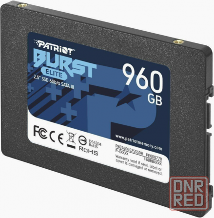 Ssd Patriot Sata Iii 960gb Pbe960gs25ssdr Burst Elite 2.5" (арт-5992) Макеевка - изображение 1
