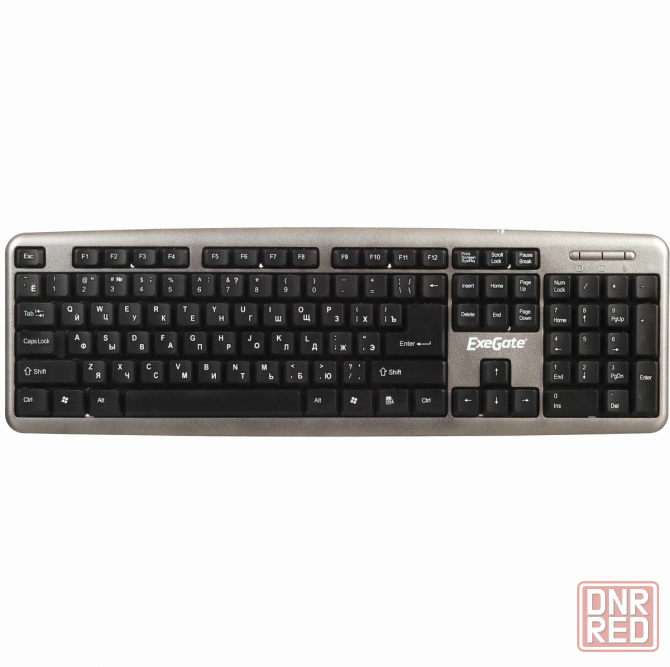 Клавиатура Exegate Ly-401 Silver (Ex264086rus) Ex264086rus (арт-6118) Макеевка - изображение 1