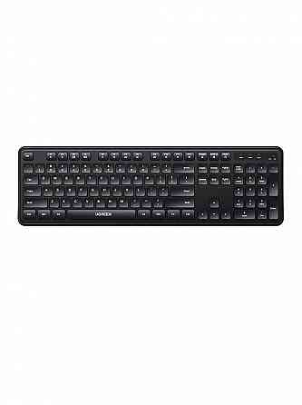 Беспроводная клавиатура Ugreen K331 (55654) Wireless Keyboard 2.4ghz Ru. цвет: черный (арт-8336) Макеевка