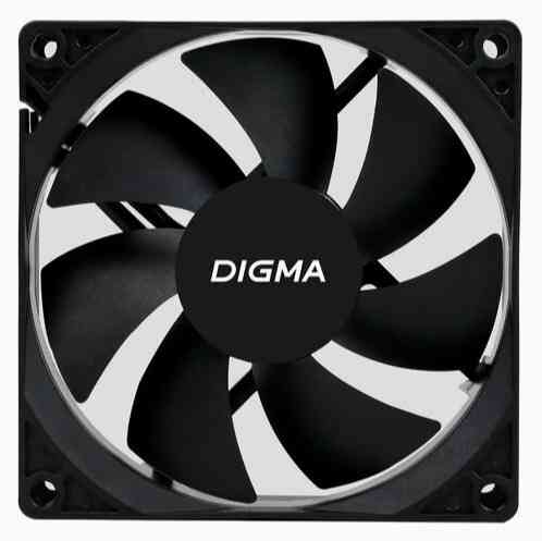 Вентилятор Digma Dfan-90 90х90x25 черный 3-Pin 4-Pin (Molex) Ret (арт-4318) Донецк