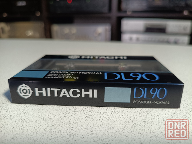 Запечатанная аудиокассета Hitachi -DL-90/ Position Normal Донецк - изображение 3