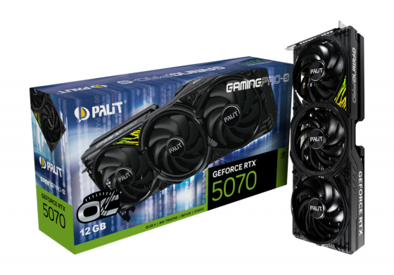 Видеокарта Palit Geforce Rtx 5070 Gamingpro-S Oc 12gb (Ne75070t19k9-Gb2050u) (арт-4094) Донецк