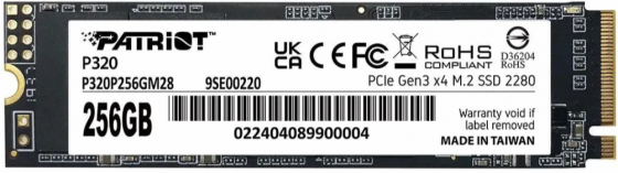 Твердотельный накопитель Ssd 256gb Patriot P320 (P320p256gm28) (арт-4205) Макеевка