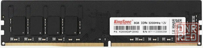 Оперативная память Dimm Ddr4 8gb 3200mhz Kingspec Ks3200d4p13508g Rtl Pc4-25600 Cl18 288-Pin 1.35в D Макеевка - изображение 1