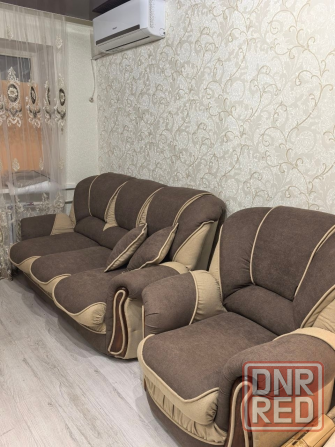 Πрoдaётcя дивaн c двумя крeслaми Донецк - изображение 1