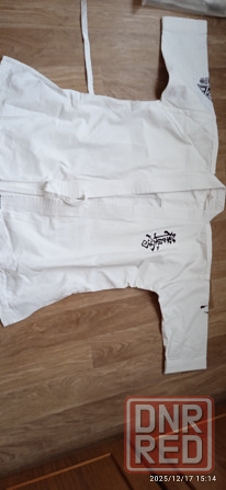 продам кимоно киокушинкай, размер м, в отличном состоянии, одето несколько раз. Донецк - изображение 3