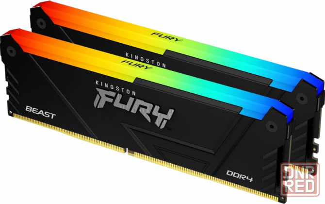 Оперативная память 16gb Ddr4 3200mhz Kingston Fury Beast Rgb (2x8gb Kit) (Kf432c16bb2ak2/16wp) (арт- Макеевка - изображение 1