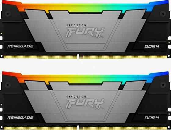 Оперативная память Kingston Fury Renegade Rgb (Kf432c16rb12ak2/32) (2x16gb Kit) (арт-2982) Донецк
