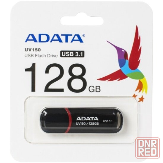 Usb-флешка A-Data Auv150-128g-Rbk 128gb Uv150, Usb 3.0, черный (арт-9154) Макеевка - изображение 2