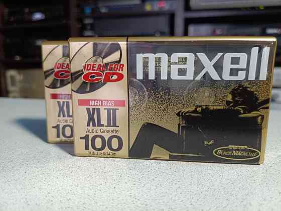 Запечатанная аудиокассета Maxell-XLII-100 Chrome Донецк